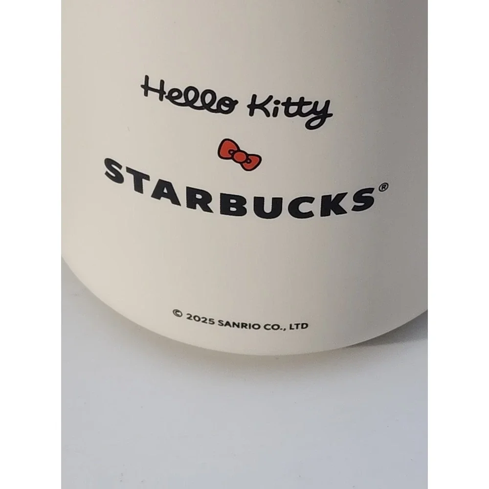 STARBUCKS x HELLO KITTY Ceramic Bow Top 16oz Mug -‎ Together In Fun Forever-NIB